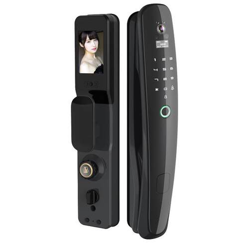3D人脸识别指纹锁家用防盗门密码锁猫眼智能锁科技3D人脸升级