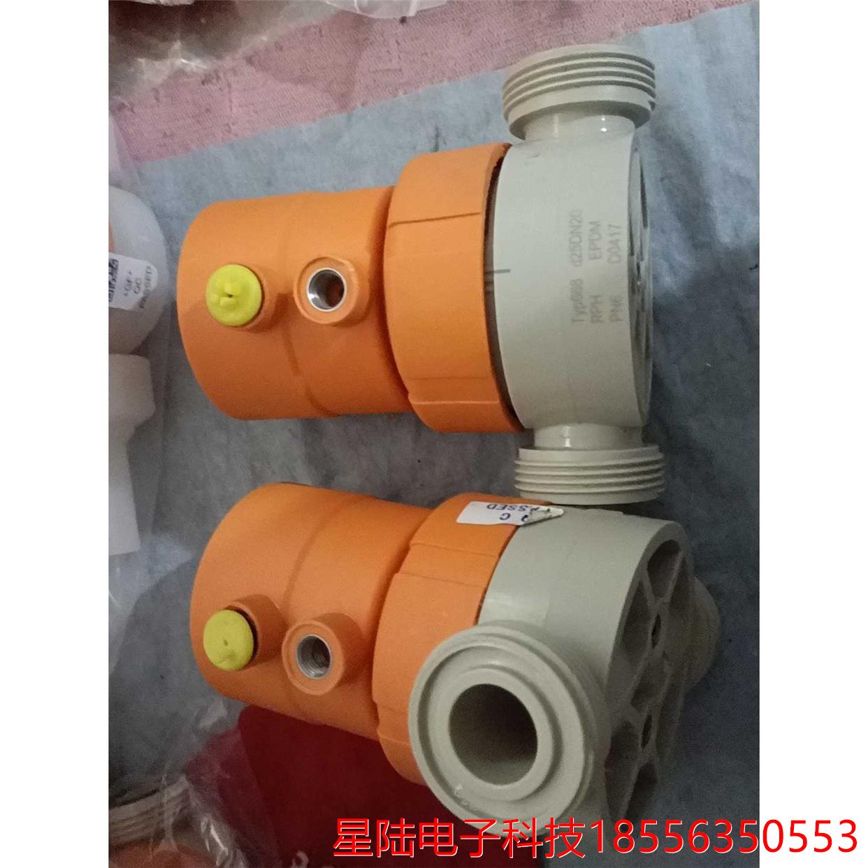 询价再拍 +GF+ PPH  对焊式 气动隔膜阀 EPDM    D2