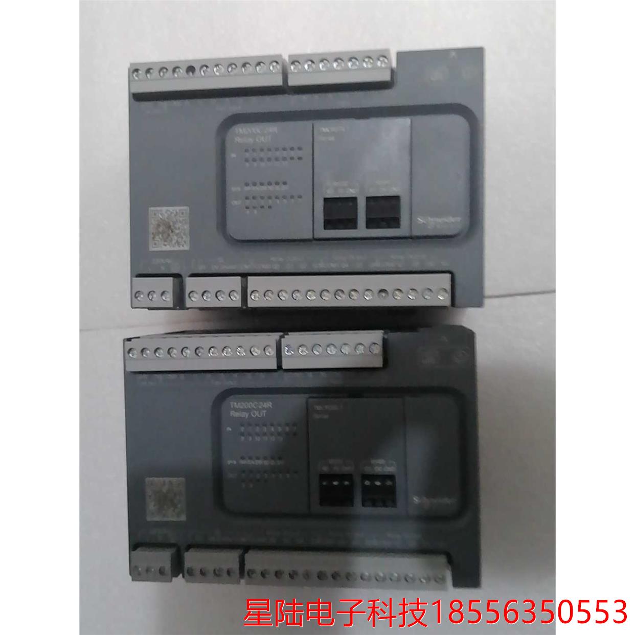 询价再拍 施耐德PLC  TM200C24R  两台,二手拆机,成色如