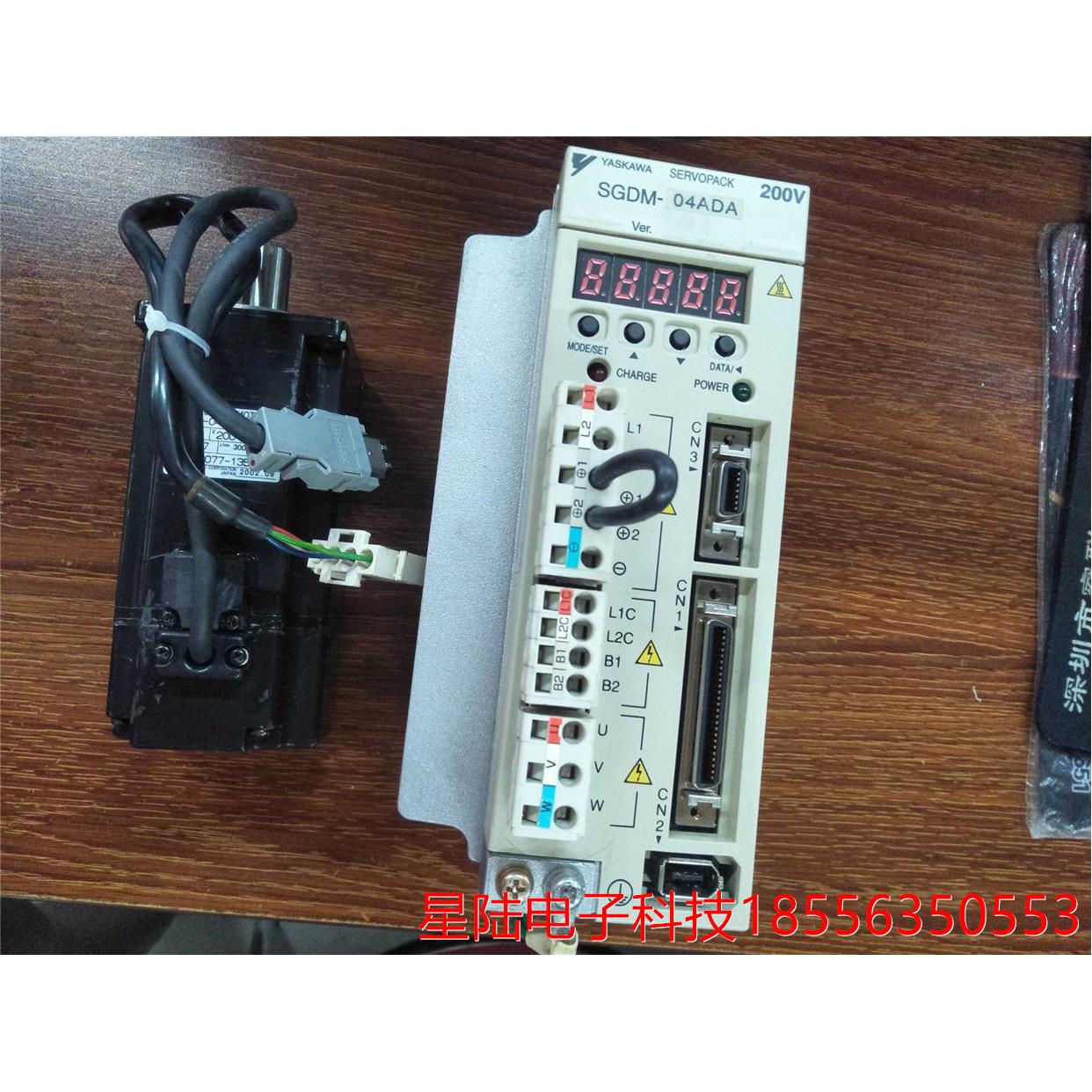 SGDM-04ADA+SGMAH-04AAA1安川驱动器+电机一套400W,质量保证现货