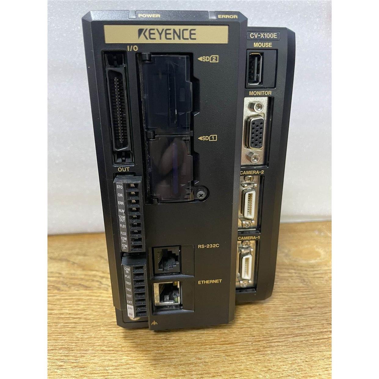 基恩士控制器、CV-X100E、原装拆机、成色漂亮！功能完好