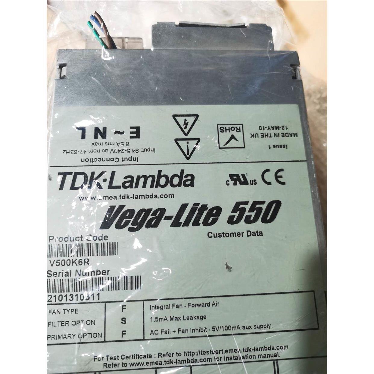 TDK-LAMBDA VEGA-LITE 550 电源 V5
