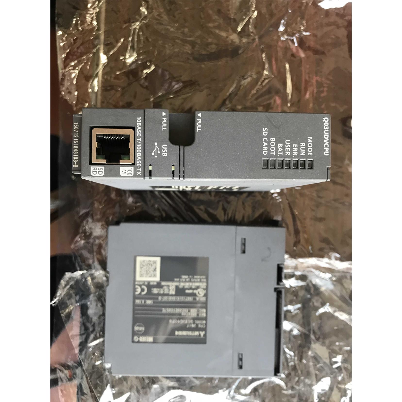 三菱PLC.Q03UDVCPU.二手设备原装拆机。9成新。