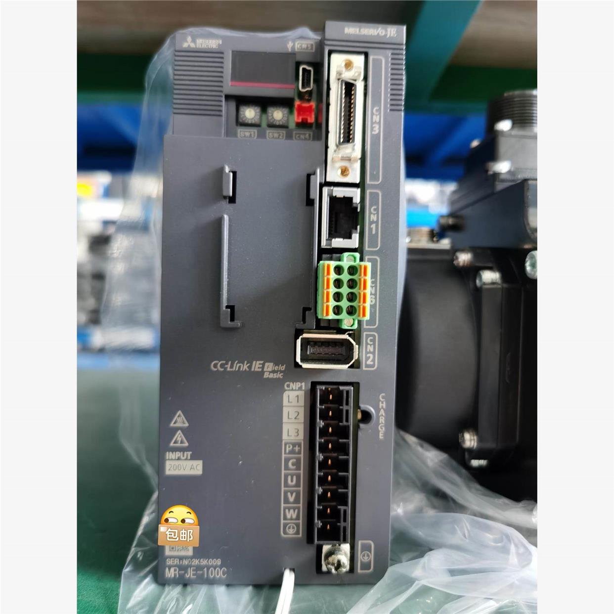 三菱MR-JE-100C+HG-SN102J-S100成色新