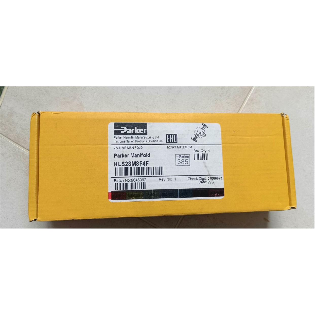 全新派克两阀组HLS28M8F4F，不锈钢316ss 1/2询价为准