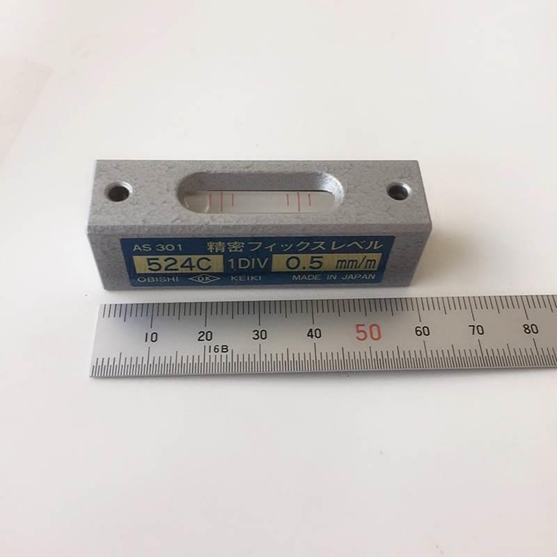 日本obishi大菱条式水平仪524C AS301 AS302迷你小型60*0.5 2.0mm