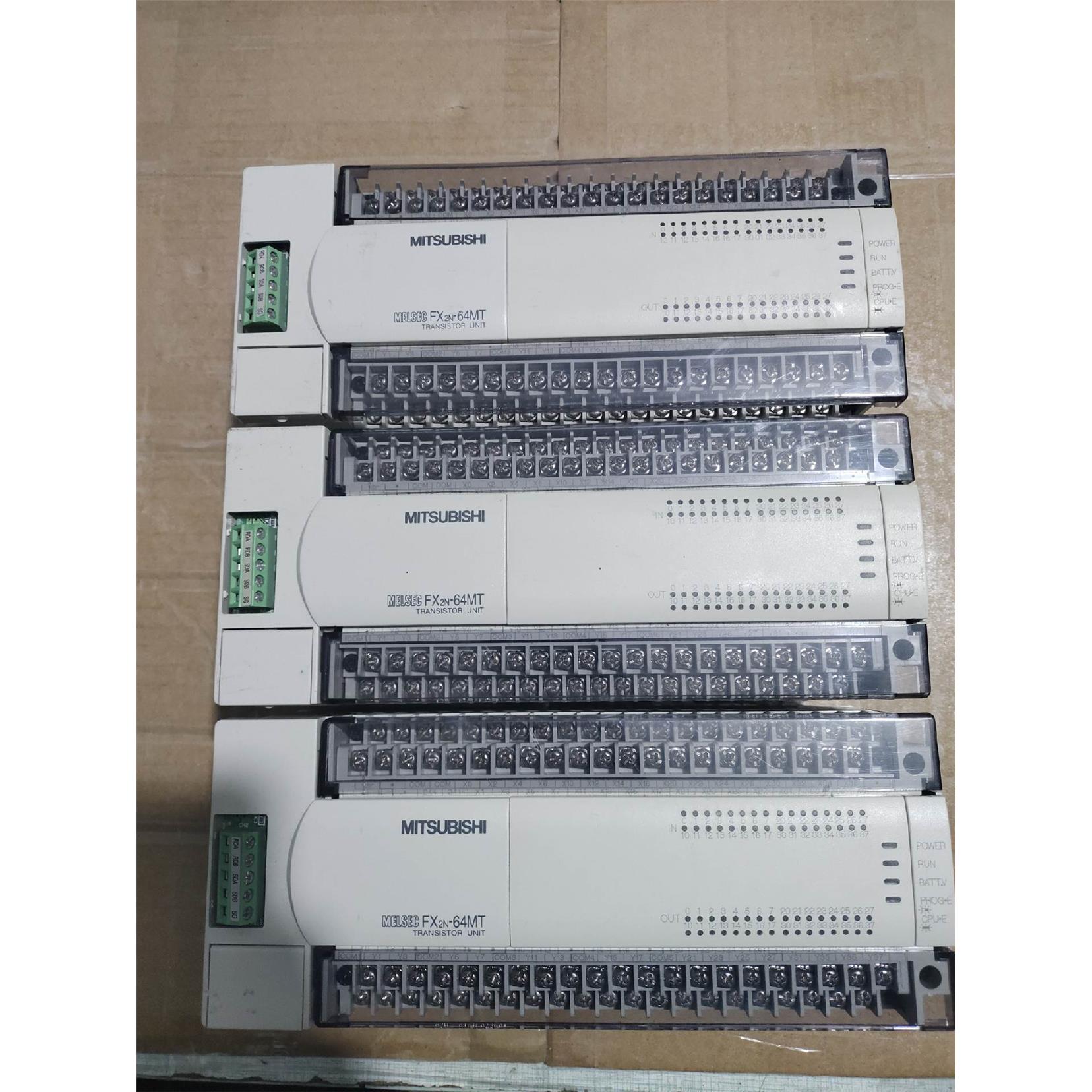三菱PLC控制器，FX2N-64MT-001，现货三台，原装议价