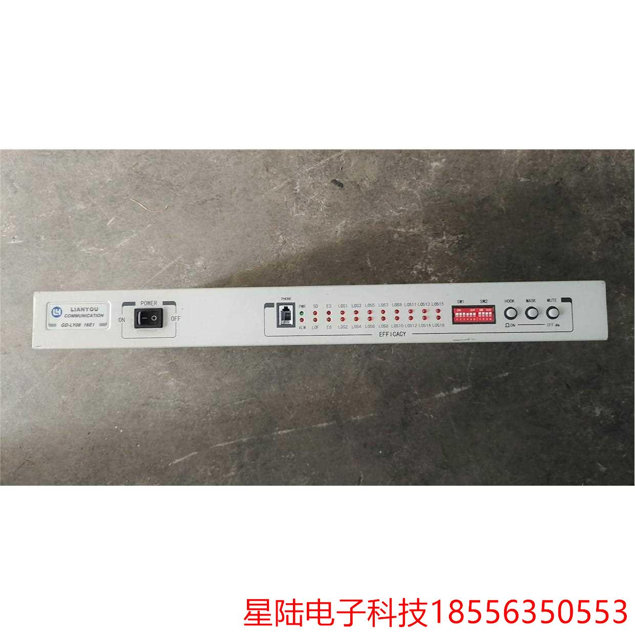 联友GD-LY08（16E1）机架式光端机