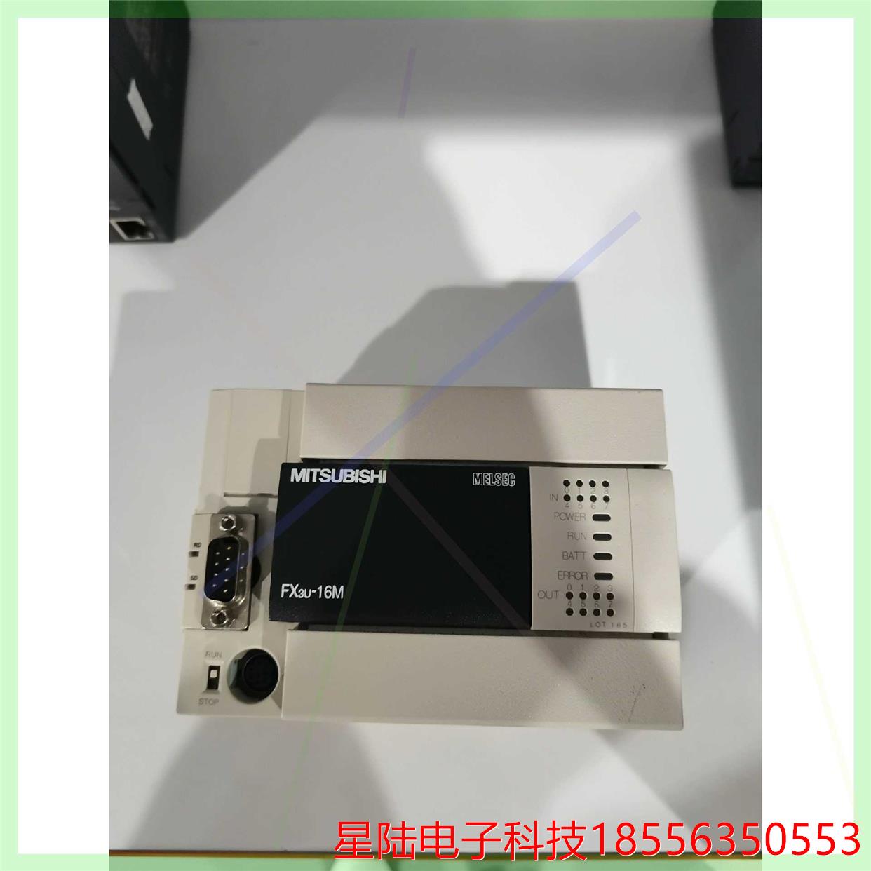 三菱PLC，FX3U-16MR/ES-A，成色漂亮，功能包好