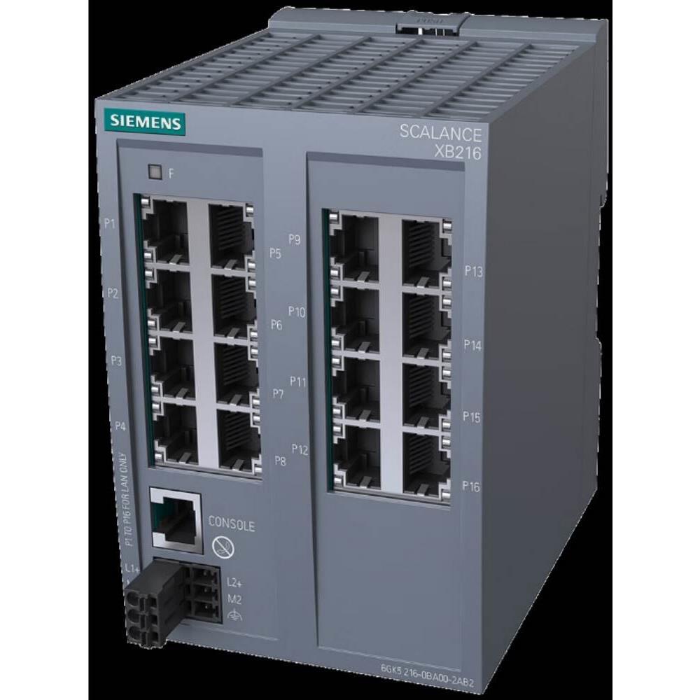 6GK5116-0BA00-2AB2/2AC2 非管理型 IE 交换机16个口 XB116