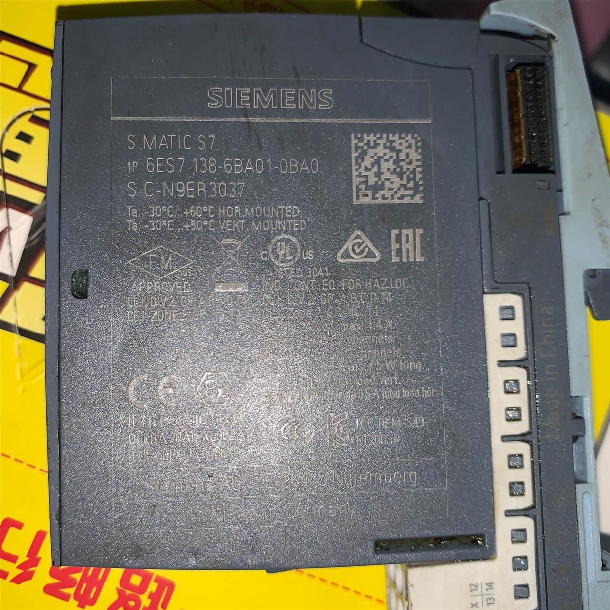 二手6ES7 138-6BA01-0BA0 计数器模块议价