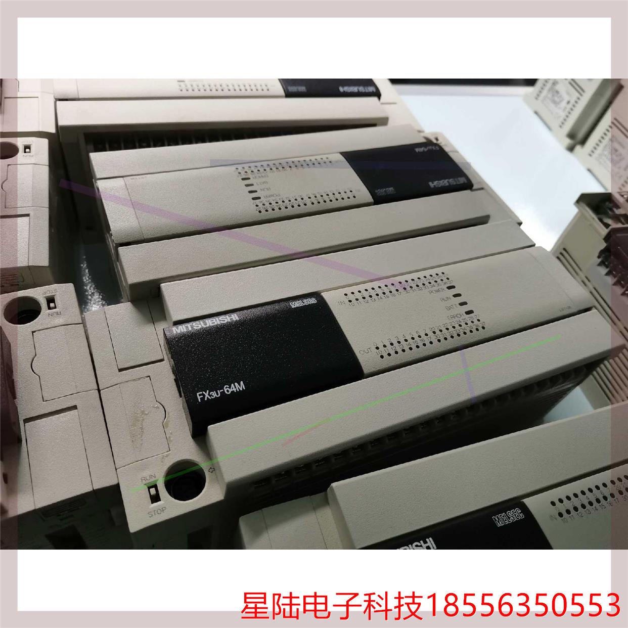三菱PLC，FX3U-64MT/DS，橙色实拍功能包好，议价