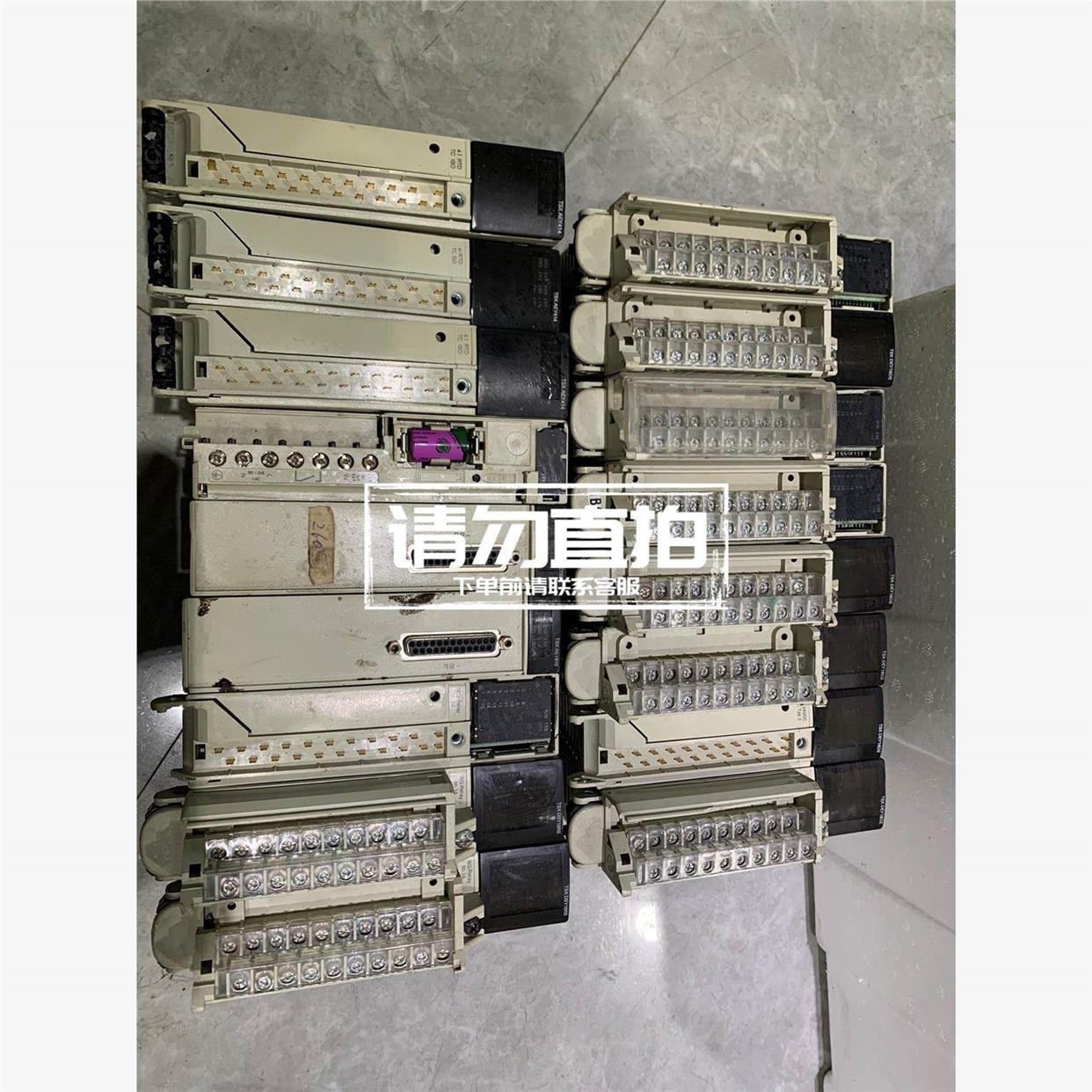 议价二手拆机 施耐德 PLC 模块 成色一般 外观完好 无破损.