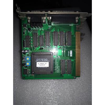 原装拆机ISA工业设备卡 I/O CONTROL INTERFACE CARD VERSON