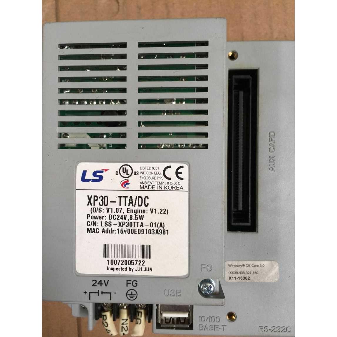韩国LG/LS产电 XP30-BTEDC 人机界面乐星触摸屏.原装设备拆机现货