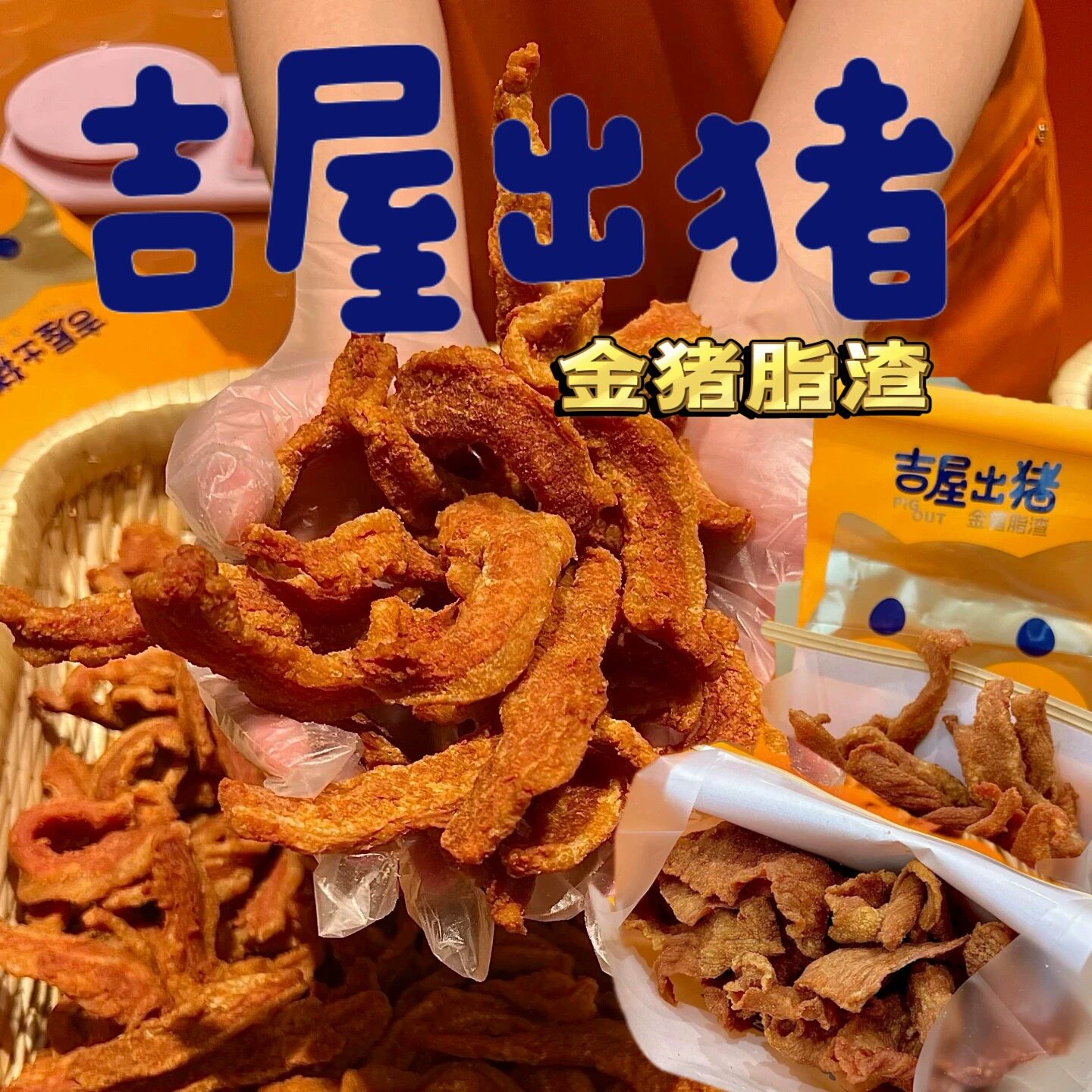 北京吉屋出猪脂渣肉渣干炸脆五花肉猪肉干脆特产生酮零食代购顺丰