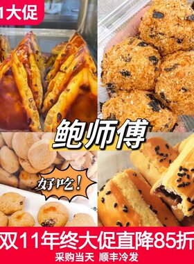 北京正宗鲍师傅肉松小贝海苔酥糕点美食面包门店当天代购顺丰冷发
