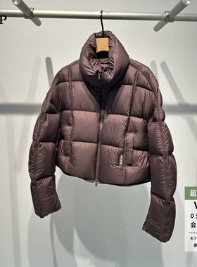 ariosea艾诺丝单官方旗舰店正品2025冬新短款立领羽绒服AR004143