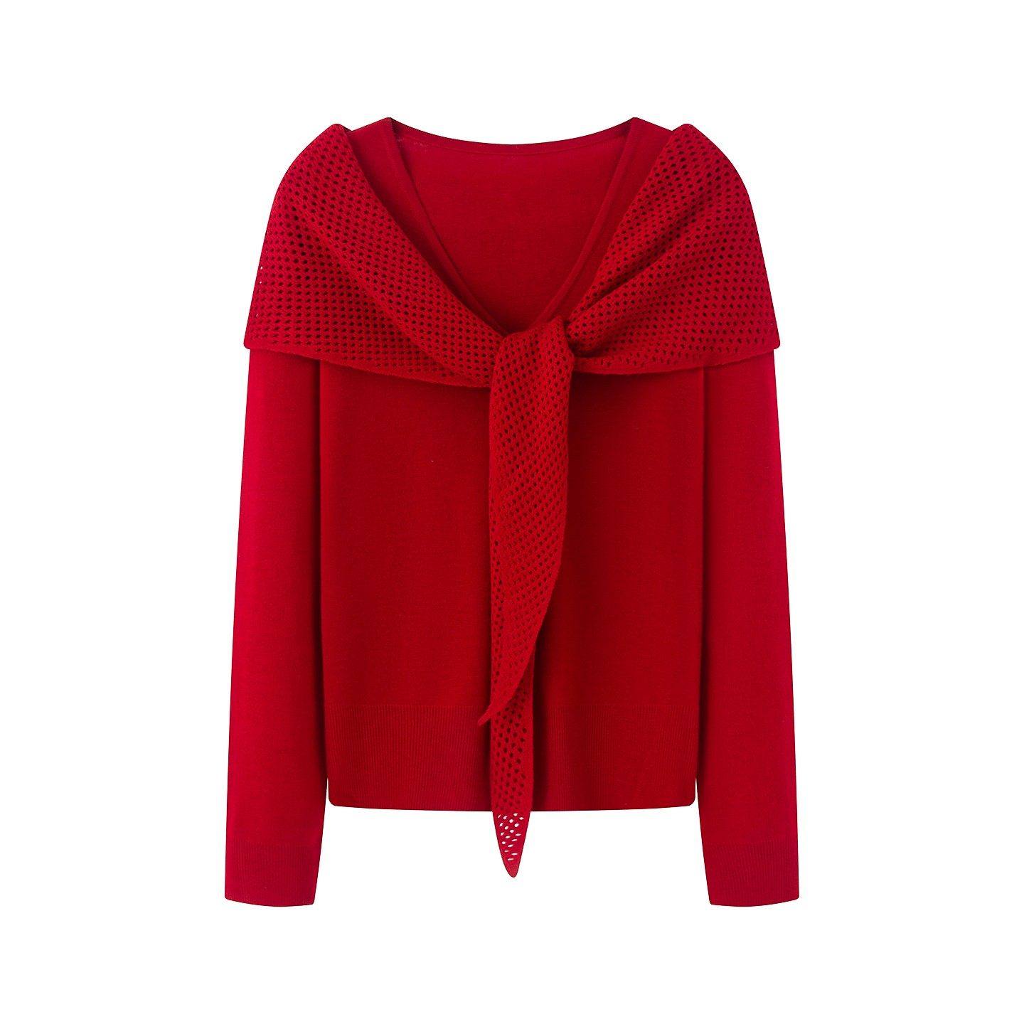 ariosea艾诺丝单2026春款官方旗舰店V领针织衫长袖打底衫毛衣1273,女装/女士精品,毛针织衫,淘宝优惠券,粉丝福利购,淘宝优惠卷