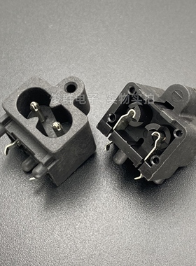 BEJ贝尔佳ST-A03-005电源插座AC八字铜芯8字公座音箱充电插孔二脚