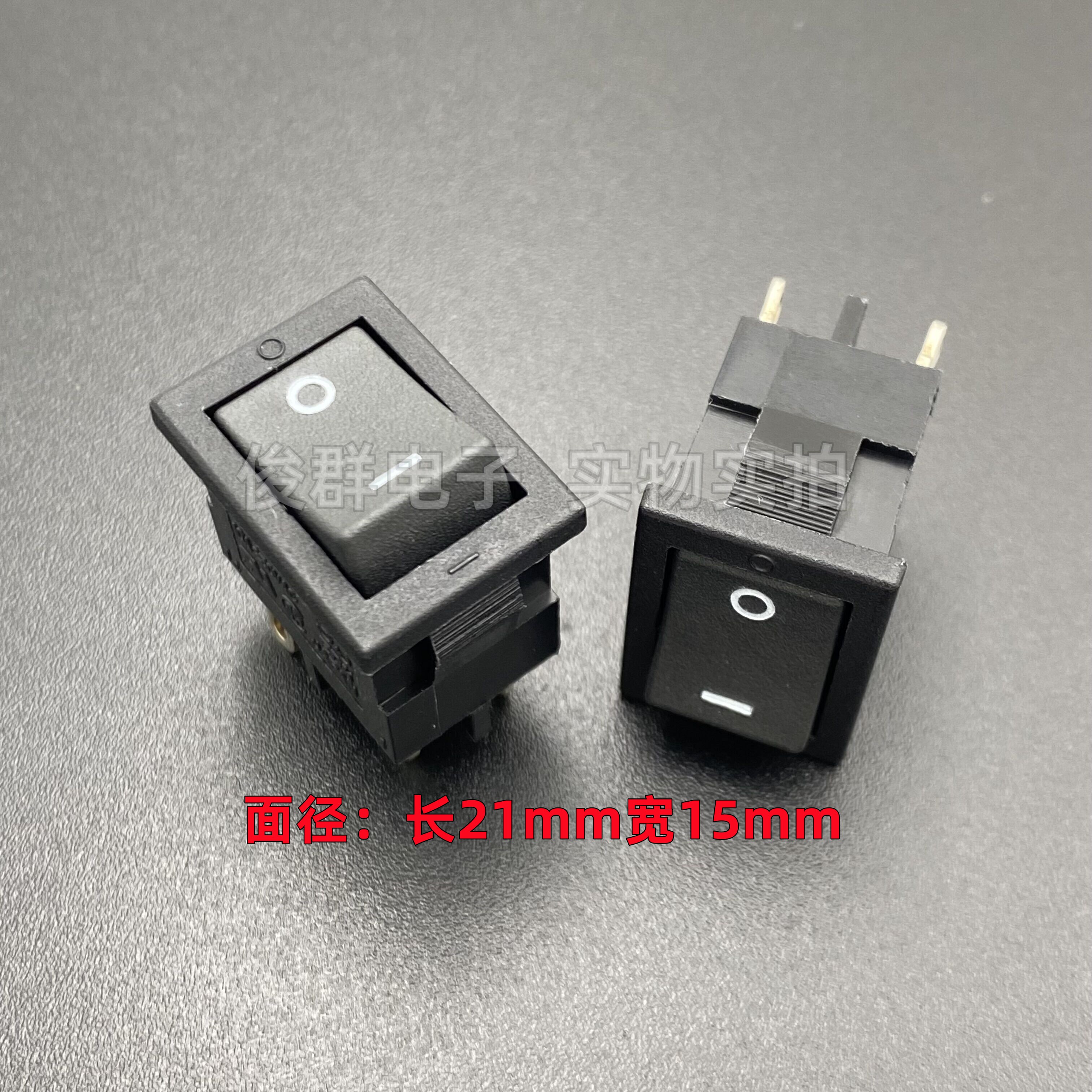 日本EDK EJ502 SJ船型开关按钮4脚2档10A船形大电流电源翘板按键