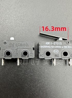 侨亨QIAOH KW11-2T01S微动开关2脚机械设备行程限位检测按键按钮