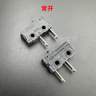 JUFOND 高品质SW312中微动开关5A250VAC行程限位检测复位2脚常开