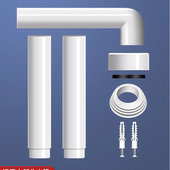 蹲便器冲水箱配件大全卫生间厕所蹲坑排水管通用连接管下水管家用