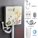 大冲力蹲便器挂墙 家用蹲坑蓄水水箱开关厕所卫生间马桶冲水箱套装
