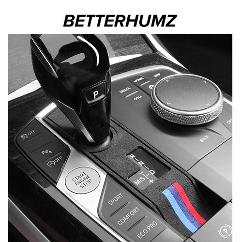 新3系iX3改装翻毛皮中控档位面板