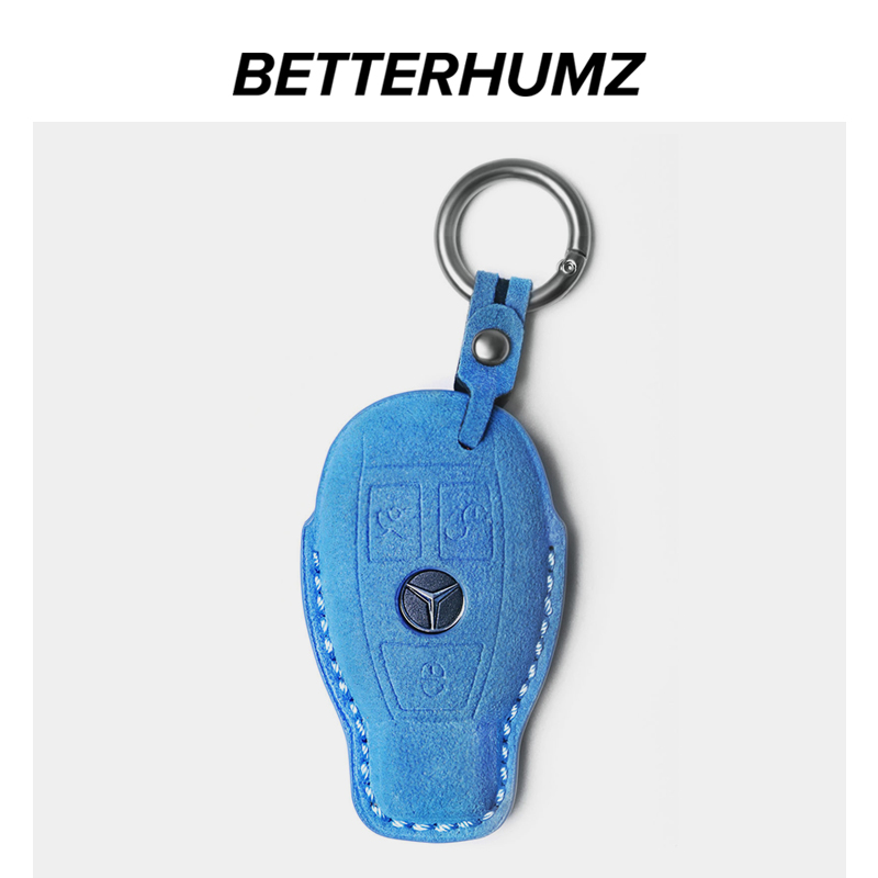 奔驰钥匙套翻毛皮C260lE级E300l