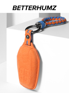 适用法拉利钥匙套F430 488 458 F12berlinetta翻毛皮汽车钥匙包扣