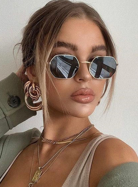 Fashion Small Frame Square Sunglasses Woman Brand Designer M