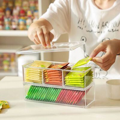 Tea Bag Storage Box Drawer Type Coffee Capsule Sorting Box A