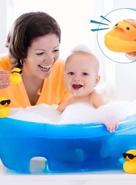 24PCS Duck Toys Mini Rubber Ducks Squeak and Float Duc