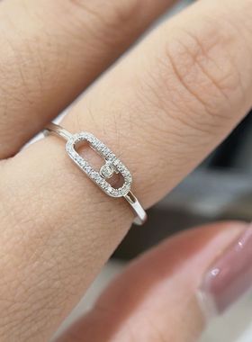 Classic Luxury Jewelry 925 Sterling Silver Women's Ring. A m