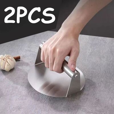 Stainless Steel Smash Burger Press | Heavy Duty Patty Maker
