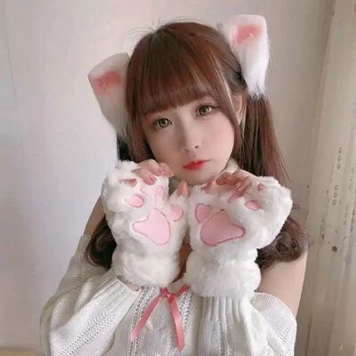 Cartoon Cute Cat Claw Paw Gloves Hairband Tail Set Sexy Masq