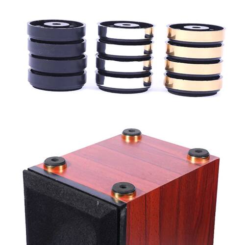 4Pcs Speaker Spikes Stand Feets Audio Active Speakers Repair