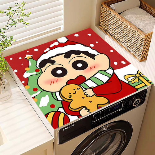 小新圣诞节滚筒洗衣机盖垫