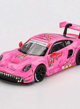 MINI GT 1:64 Porsche 911 GT3 R #77 AO Racing 2024 IMSA ROAD