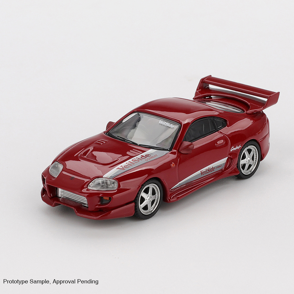 MINI GT 1:64 丰田Toyot Supra VeilSide Combat V-I红 汽车模型