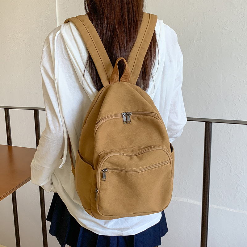 迷你文艺小双肩包辣妹小众百搭小巧背包包2025年新款水洗尼龙书包