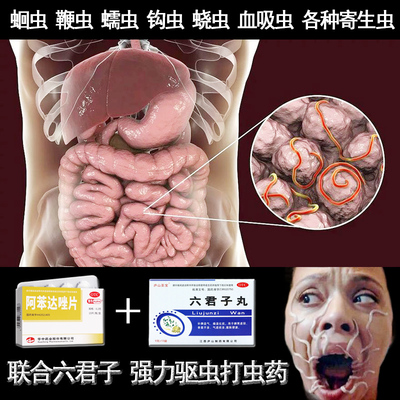 【华意】阿苯达唑片0.2g*10片/盒宝塔糖肠虫清白云山万灵中美史克官方旗舰店宠物猫狗