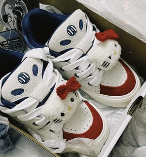 顽刻面包鞋卡通凯蒂猫鞋扣胸针三丽鸥kitty装饰KT鞋扣配饰鞋带