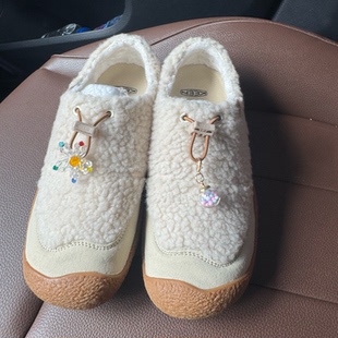 科恩小羊蹄泫雅糖果鞋花鞋扣keen透明花勃肯鞋装饰小熊掌拖鞋挂件