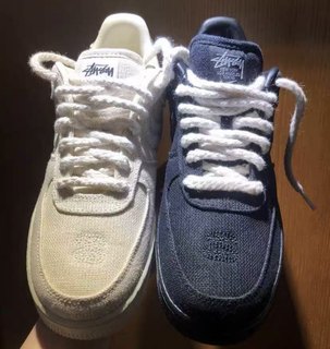 适配Air Force 1'07纯白黑武士做旧米色aj1粗麻绳空军一号af1鞋带