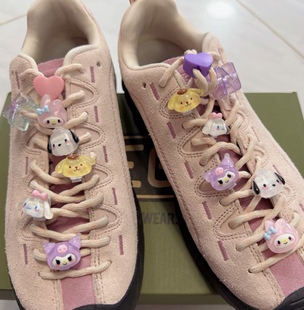 三丽鸥卡通少女风鞋带扣鞋花装饰帆布鞋马丁靴科恩keen鞋扣配饰品