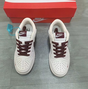 适配Nike Dunk Low低帮板鞋白酒红色扁形鞋带 aj1空军一号af1鞋绳