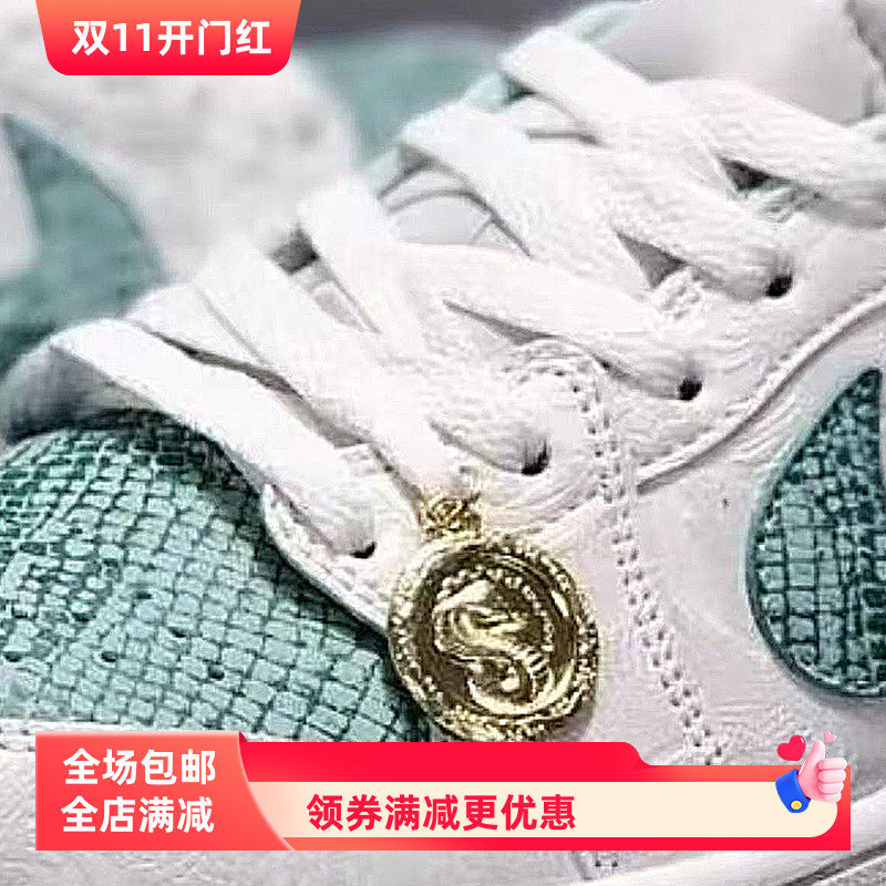 适配AJ1蛇年cny金色挂件鞋带扣标牌低帮板鞋空军一号AF1金属鞋扣
